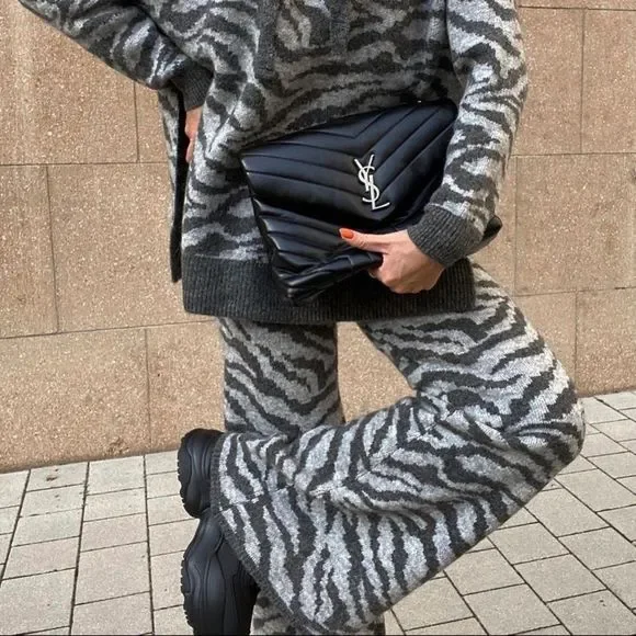 Co-ord Zara SET Wool Alpaca Sweater and Pants - Picture 4 of 9